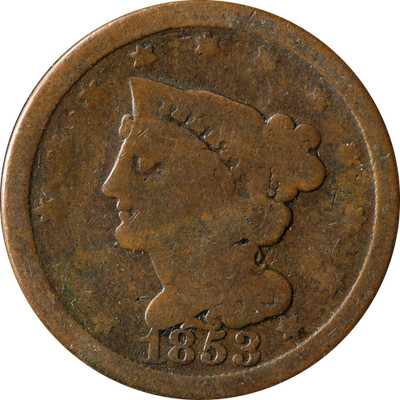 1853 Half Cent