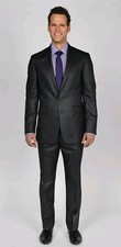 Kenneth Cole Slim Fit Two Piece Nested Suit Grey 42S/35W
