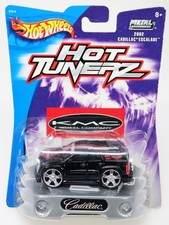Hot Wheels 2002 Cadillac Escalade Hot Tunerz KMC - 57514 NRFP 2002 Black 1:64