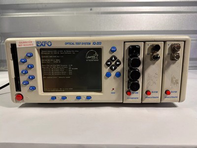 EXFO IQ-203 Optical Test System w/ IQ-1200 Power Meter & IQ-3100 Attenuators