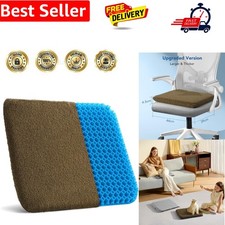 Gel Seat Cushion, Double Thick Breathable Car Seat Cushion Seat Cushions, Lum...