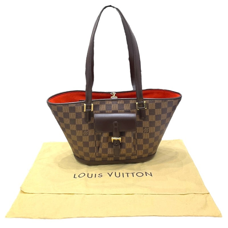 LOUIS VUITTON Manosque PM Tote Bag in Damier Canvas for Women N51121 #Ok2534