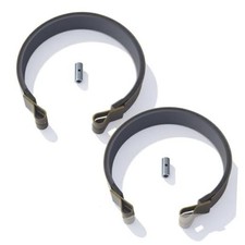 2 Pack Go Kart Mini Bike Go Kart Brake Kit 4 1/2" for 4.5" Brake Band brown