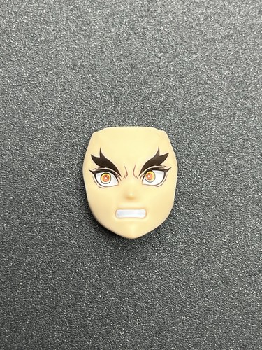 SH Figuarts Kyojuro Rengoku Demon Slayer Fodder Grit Teeth Face D - Picture 2 of 3