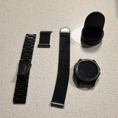 Samsung Gear S3 Frontier 46mm Black Stainless Steel Smartwatch 4GB