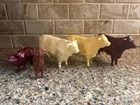 Vintage 1950's Hartland Cow Farms Milk Animals - Tonka Stake Farmtrucks