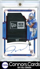 Jameson Williams Rookie Auto 2022 National Treasures #RHS-JWI Laundry Tag /3