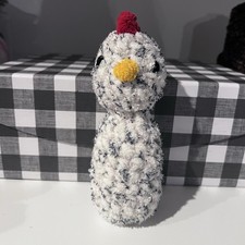 Crochet Woodland Cuddle Critter Handmade Chicken by Petunias Plushie Patch, New