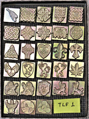 Vintage Tandy Leather Factory Stamps Lot #1 Stamps 8600 - 8619 and 8643 - 8650