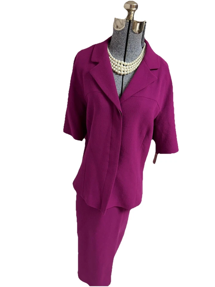 NUEVO $696 Lafayette 148 NY Falda Traje Talla 16 Conjunto de Dos Piezas por Edward Wilkerson Foto 4 de 4