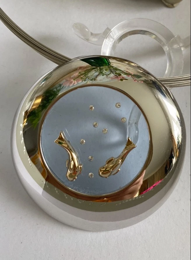 Schmuck Pierre Lang Rarität Anhänger silber Goldfische Luxus Edel wie Neu - Bild 3 von 3