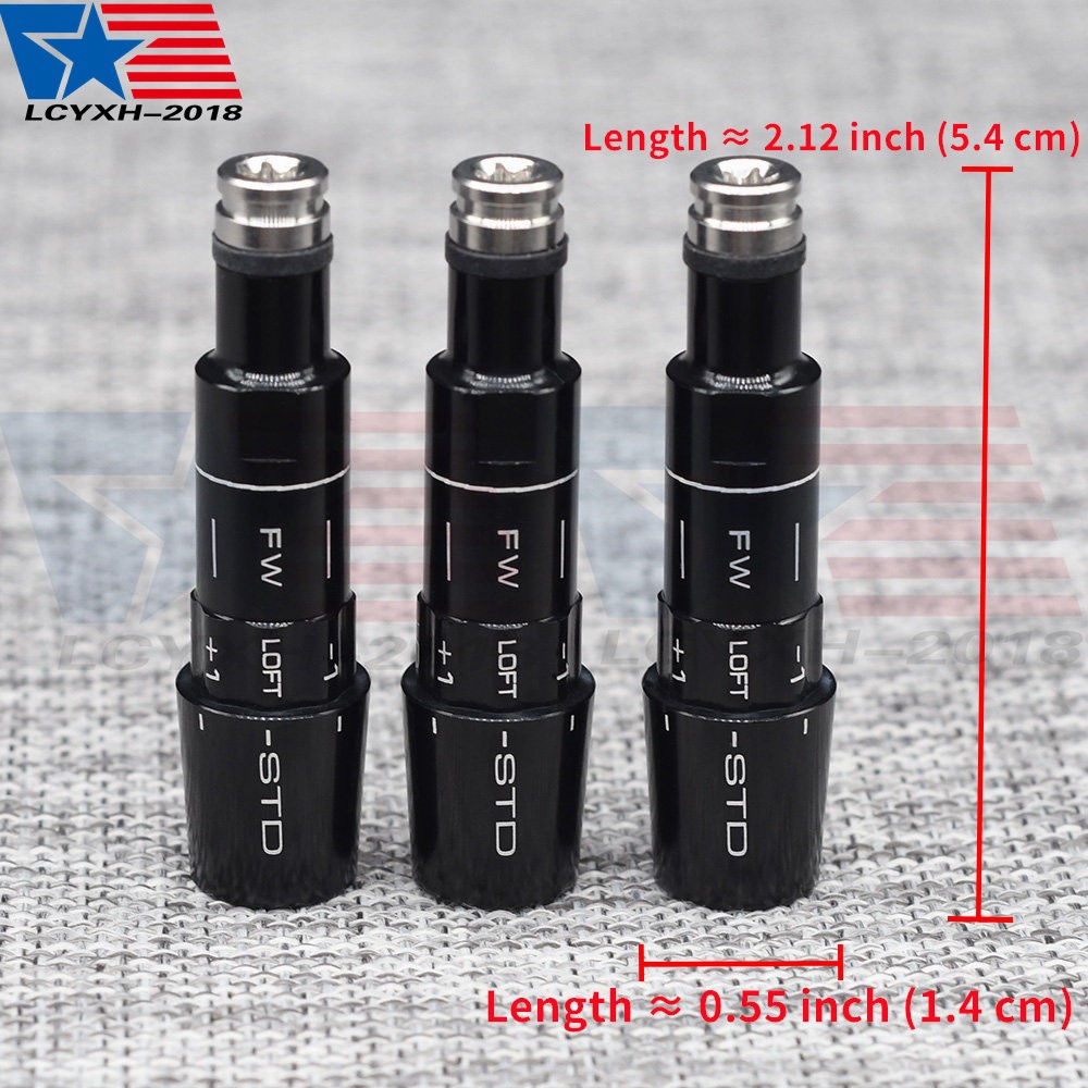 3x Golf Adapter Sleeve Fit Mizuno ST-X 230 ST-Z 230 Fairway wood Club 0.335 Tip