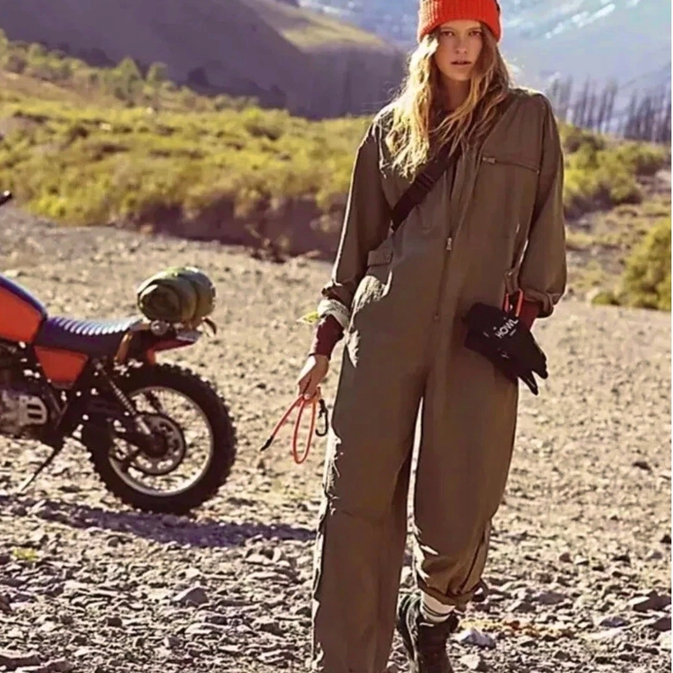 Free People jumpsuit coveralls one-piece utility gorpcore romper Small