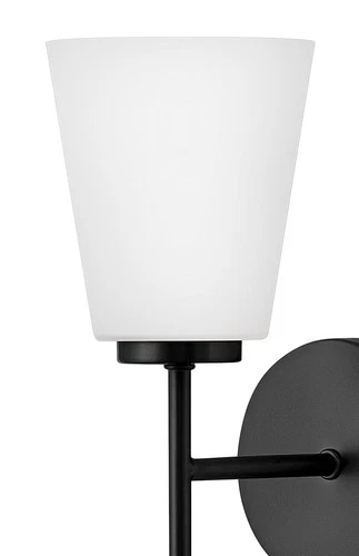 Lark 85420 Bri 1 Light 16" Tall Bathroom Sconce - Black - Picture 4 of 10