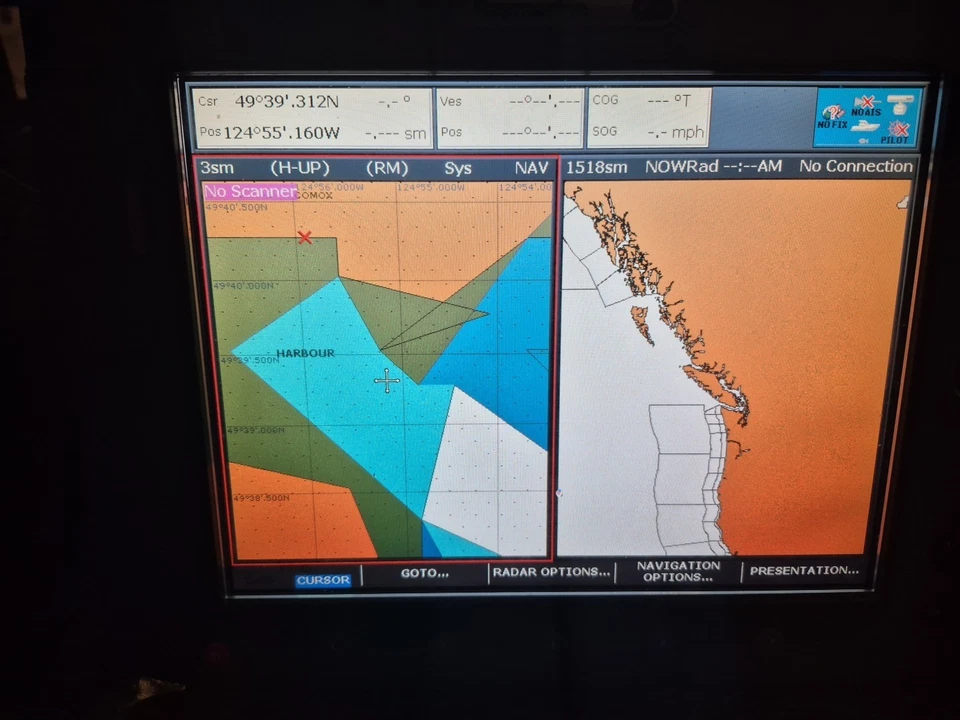 Raymarine E120 E02013 Marine 12.1" FishFinder Radar GPS Chartplotter MFD Display - Image 2 of 4
