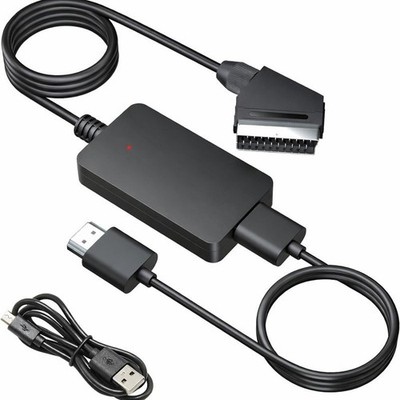 SCART to HDMI Converter Adapter 720P 1080P Full HD Video Audio Switch