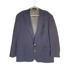 Christian Dior Monsieur Navy Blue 50 Blazer Jacket Paris Suit Sport Coat