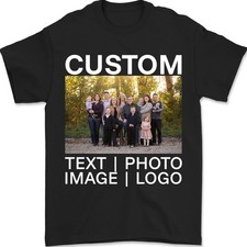 Personalized Custom T-shirt Printing With Your Photo, Text, Logo, Anything New