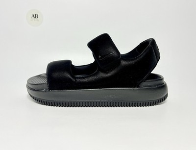 Nike Calm Sandalen Pantoletten weich bequem Strand dreifach schwarz Riemen versch. Größen