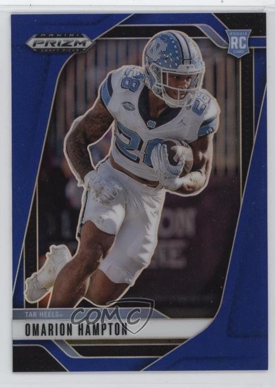 2025 Panini Prizm Draft Picks Blue Prizm 223/249 Omarion Hampton #74 1q2