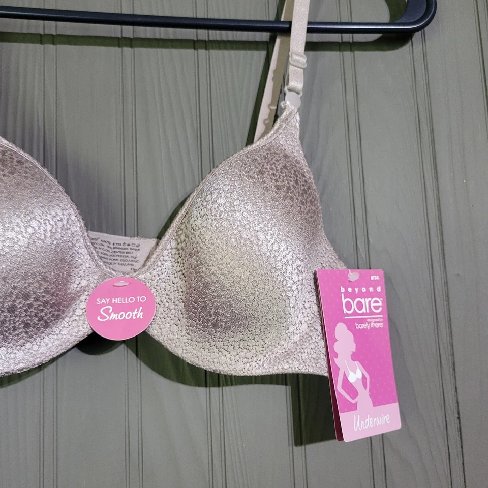 Sujetador rubor Barely There Beyond patrón tortuga desnudo talla 34A nuevo con etiquetas Foto 3 de 4