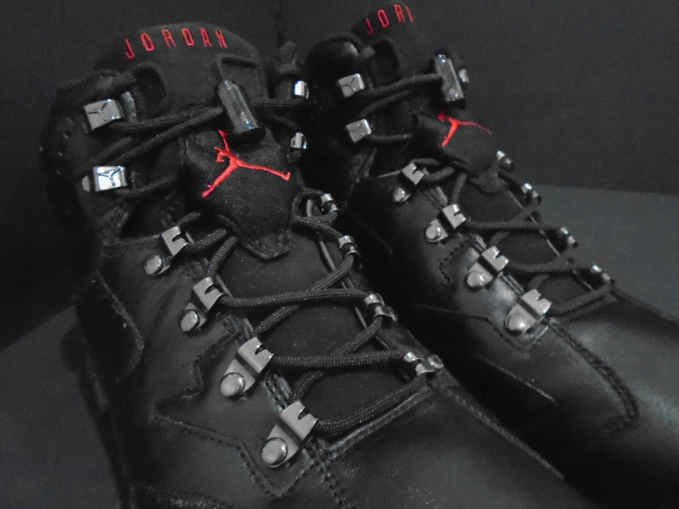 NIKE AIR JORDAN ЗАГРУЗКИ AJB VI 6 РЕТРО ВЫВЕДЕН ЧЕРНЫЙ ОГОНЬ КРАСНЫЙ ИНФРАКРАСНЫЙ 303897-001 12 - Изображение 3 из 4