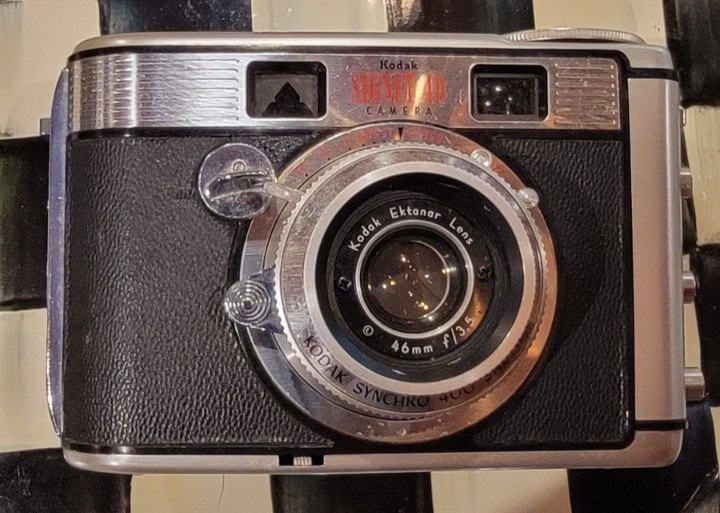 Vintage 35mm Kodak Signet 40 Camera w/ Ektanar f/3.5 46mm Lens
