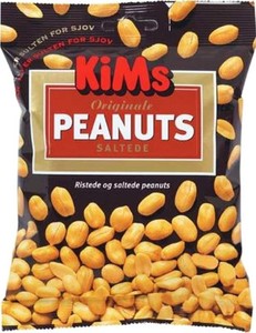 Kims Peanuts Saltede 1000G - Erdnüsse - Gesalzen - Geröstet - Dänisch -  Nüsse - | Ebay