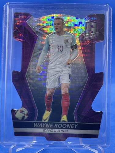 Wayne Rooney [Purple Die Cut] #94 2016 Panini Spectra card