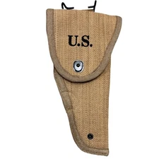 .45 ACP 1911 (Colt) Semi-Auto Pistol Canvas Holster-KHAKI
