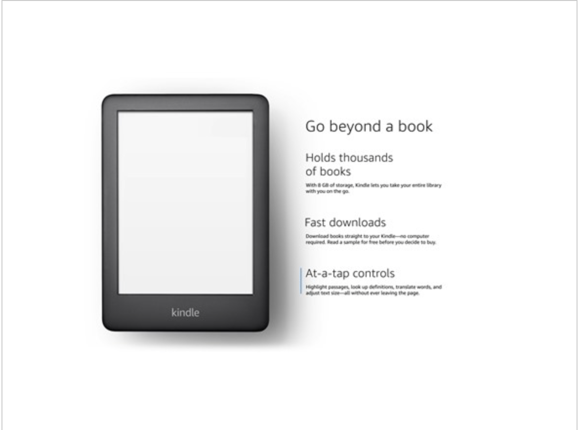 NEW Amazon Kindle 10th EReader Generation Gen Wi-Fi 6-inch Black E