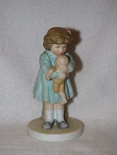  Bessie Pease Gutmann Bisque Figurine "Love Is Blind" 1986