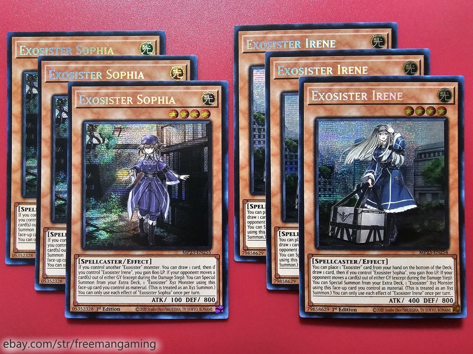 Yu-Gi-Oh! Exosister Deck - 55 Cards Tournament Ready (Martha, Mikailis, Elis, Sophia, Pax) Yu-Gi-Oh! Exosister Deck - 55 Cards Tournament Ready (Martha, Mikailis, Elis, Sophia, Pax)