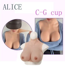 C-G Cup Realistic Breast Forms Silicone Fake Boobs For Crossdresser Drag Queen