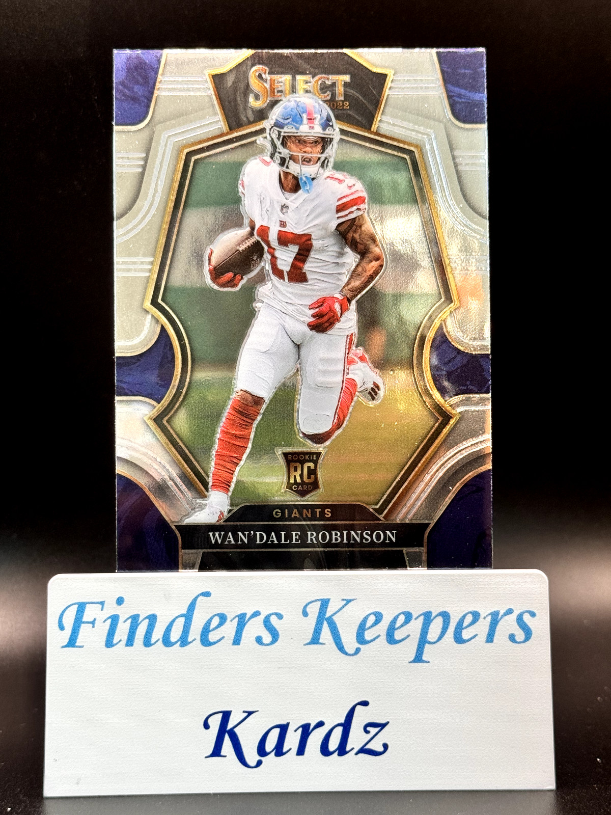 2022 Select Football Premier Level RC BASE WAN'DALE ROBINSON #174~GIANTS