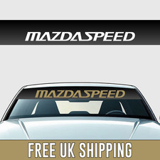 MAZDASPEED Sun Strip - Banner Windscreen Sunstrip - Mazda 3 6 MX5 RX7 RX8 JDM