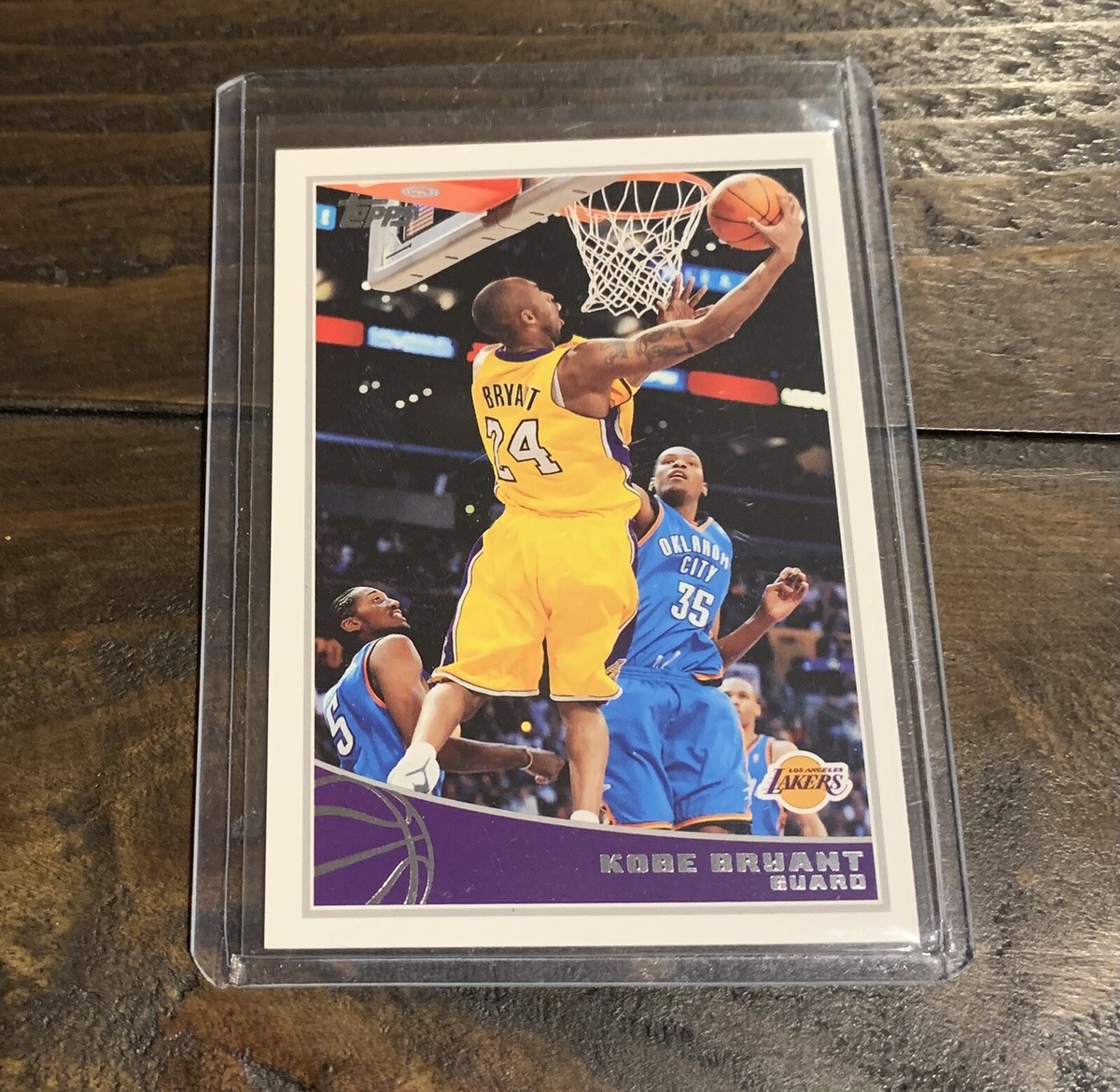 2009-10 Topps Kobe Bryant #123 Los Angeles Lakers with Kevin