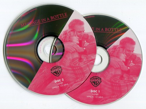 1999 Message in a Bottle Original Video CD VCD Set Kevin Costner Rare OOP HTF - Picture 3 of 3