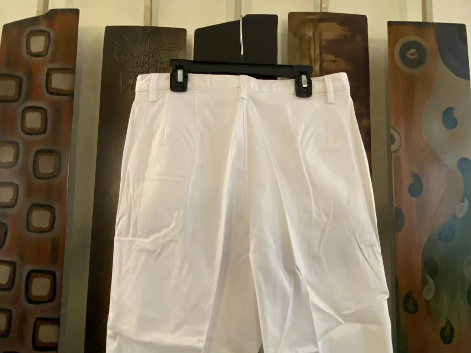 NUEVO Preciosos Pantalones Elásticos Blancos, Missy Talla 12 Foto 2 de 4