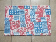 VINTAGE 1970s NFL Standard Pillowcase BIBB Made In USA Super Bowl Chiefs Eagles