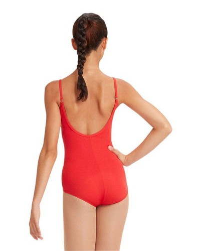 50% OFF - CAPEZIO RED CAMISOLE LEOTARD Adjustable Straps, style #1420, adult - Picture 2 of 2