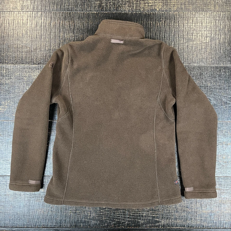 Chaqueta de hombre Aigle Polartec polar marrón bronce cremallera completa bolsillos talla 40 Foto 2 de 4