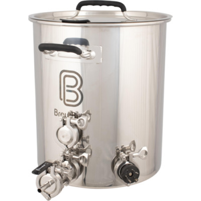 15 Gallon BrewBuilt  Electric Brewing Kettle T.C. x T.C. Ball Valve, Slingblade