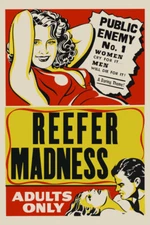 Vintage Reefer Madness Movie Poster Print, 1936 Anti Marijuana Weed Pot Cannabis
