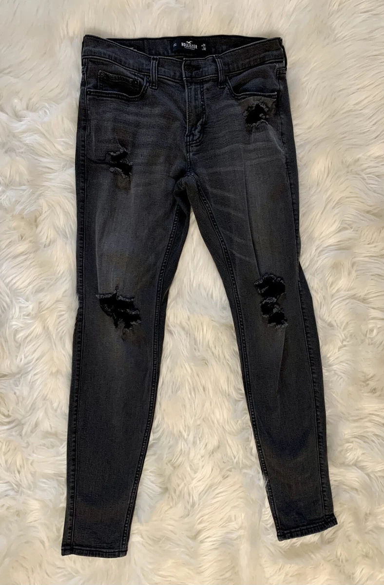 Hollister NWT! Advanced Stretch Super Skinny Distressed Jean Size 29