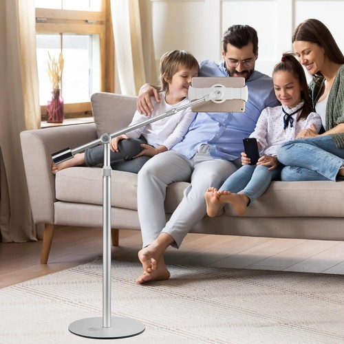 Sleek Aluminum Tablet and Phone Stand - 4.7-11 Inch Compatible, 360° Flexibility - Photo 6/9