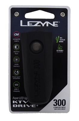 Lezyne KTV Drive Pro 300+ Light, Front, Black