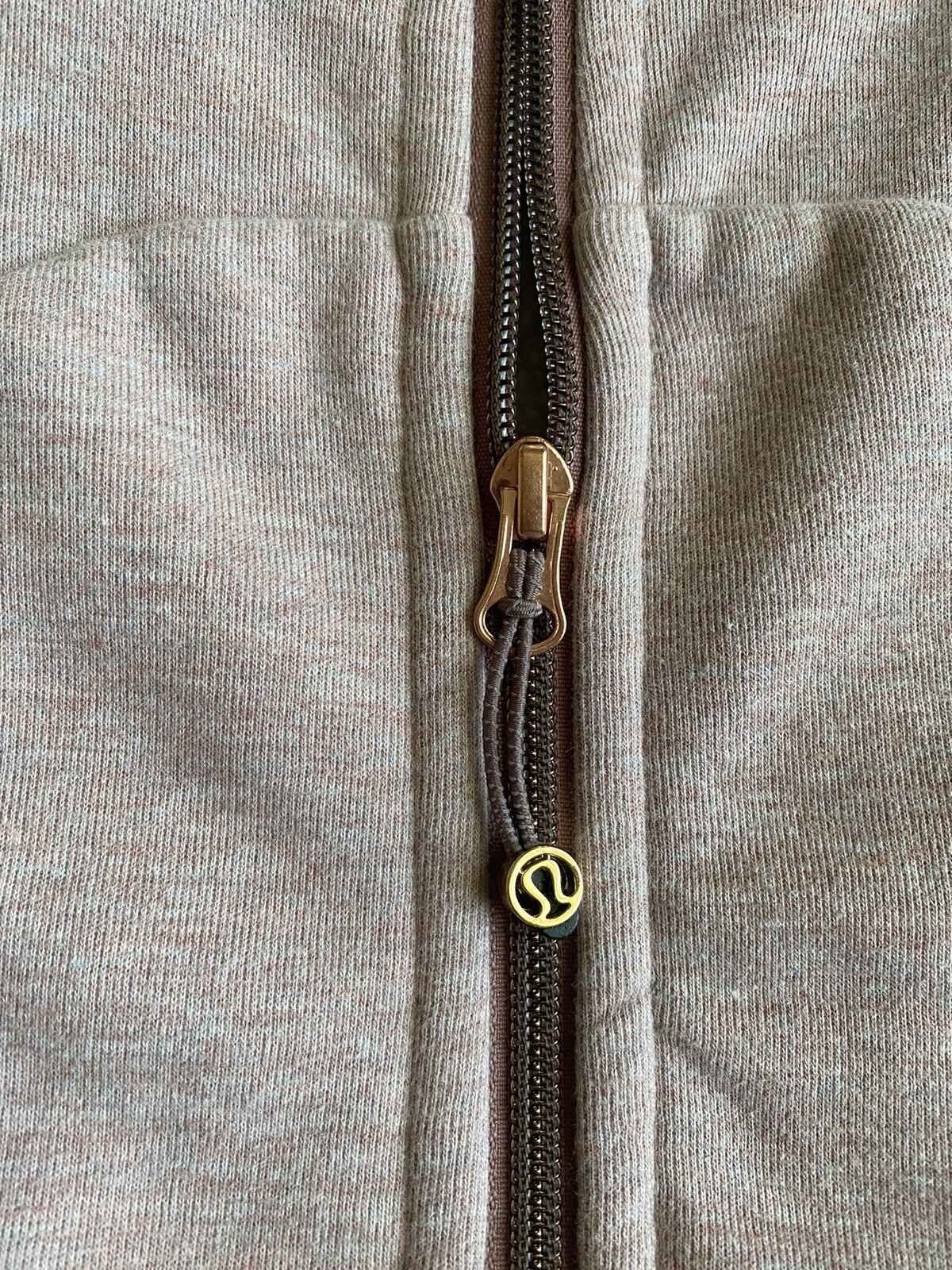 Lululemon Scuba Hoodie III Heathered Bark Berry Rose Gold size 2