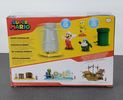 Super Mario World Of Nintendo Playset Desert Diorama Set - Foto 12 di 15