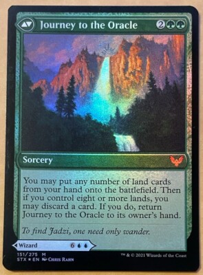 MTG Jadzi, Oracle of Arcavios//Journey to the Oracle Foil
